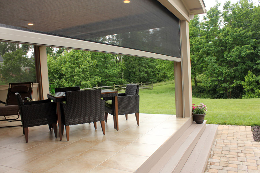 Retractable Screens Motorized, How Much Do Motorized Patio Screens Cost