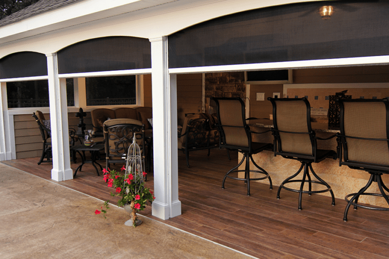 Retractable Porch Screens Kenner, LA Acadian Windows & Siding