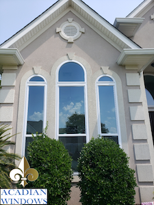 We provide vinyl windows Orange Beach homeowners can rely on, such as these gorgeous windows we installed.