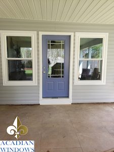 An example of the expertly executed door installation Gulf Shores customers can expect from Acadian.