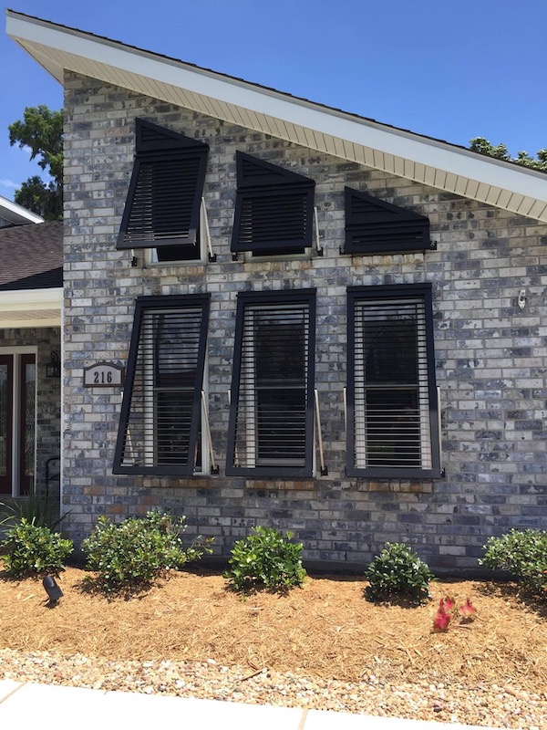 An example of Harvey Window Shutters available to Acadian customers